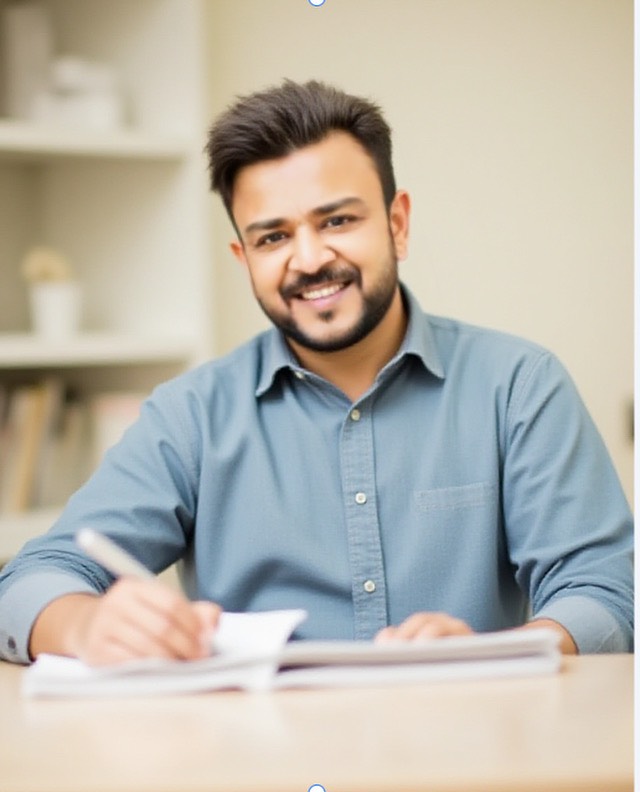 Varuna Jain, founder of GrowthShot.ai, at her workspace